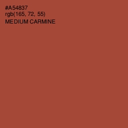 #A54837 - Medium Carmine Color Image