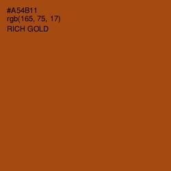 #A54B11 - Rich Gold Color Image