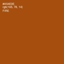 #A54E0E - Fire Color Image