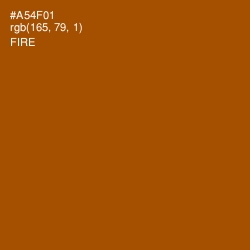 #A54F01 - Fire Color Image