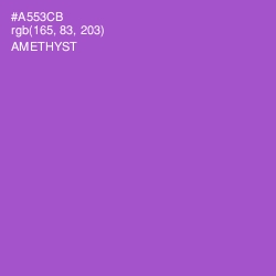 #A553CB - Amethyst Color Image