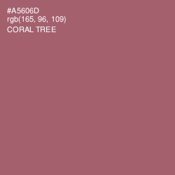 #A5606D - Coral Tree Color Image