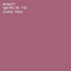#A56377 - Coral Tree Color Image