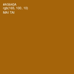 #A5640A - Mai Tai Color Image