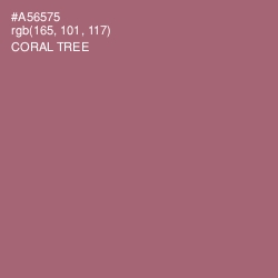 #A56575 - Coral Tree Color Image