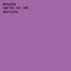 #A566A8 - Wisteria Color Image