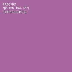 #A5679D - Turkish Rose Color Image