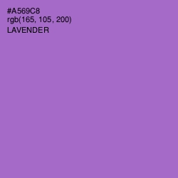 #A569C8 - Lavender Color Image