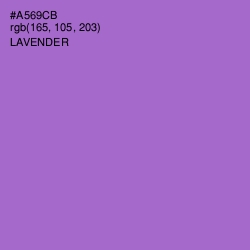 #A569CB - Lavender Color Image