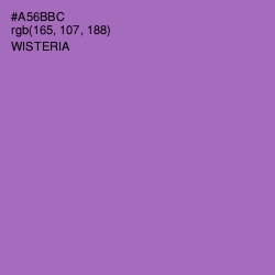 #A56BBC - Wisteria Color Image