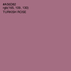 #A56D82 - Turkish Rose Color Image