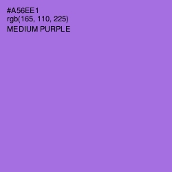 #A56EE1 - Medium Purple Color Image