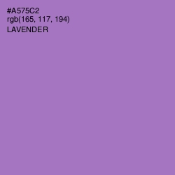 #A575C2 - Lavender Color Image