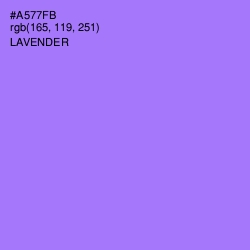 #A577FB - Lavender Color Image