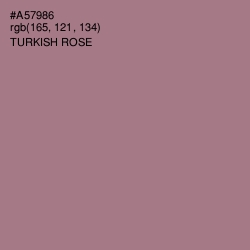 #A57986 - Turkish Rose Color Image