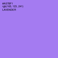 #A57BF1 - Lavender Color Image