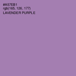 #A57EB1 - Lavender Purple Color Image