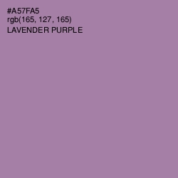 #A57FA5 - Lavender Purple Color Image