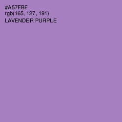 #A57FBF - Lavender Purple Color Image