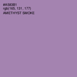 #A583B1 - Amethyst Smoke Color Image