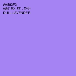 #A583F3 - Dull Lavender Color Image