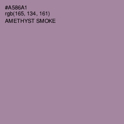 #A586A1 - Amethyst Smoke Color Image