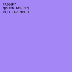 #A586F7 - Dull Lavender Color Image