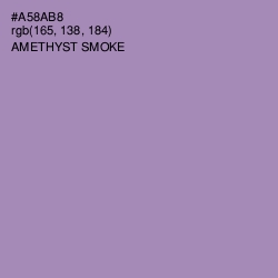 #A58AB8 - Amethyst Smoke Color Image