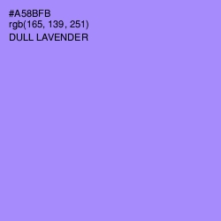 #A58BFB - Dull Lavender Color Image
