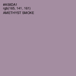 #A58DA1 - Amethyst Smoke Color Image