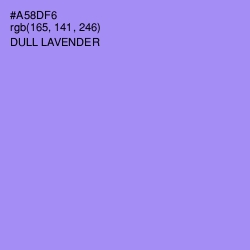 #A58DF6 - Dull Lavender Color Image