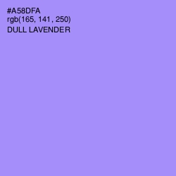 #A58DFA - Dull Lavender Color Image