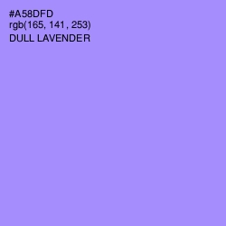 #A58DFD - Dull Lavender Color Image