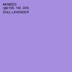 #A58EE0 - Dull Lavender Color Image