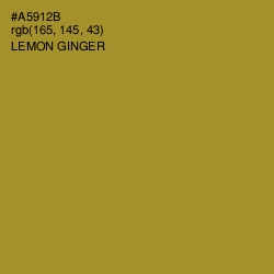 #A5912B - Lemon Ginger Color Image