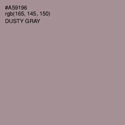 #A59196 - Dusty Gray Color Image