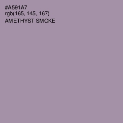 #A591A7 - Amethyst Smoke Color Image