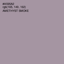 #A595A2 - Amethyst Smoke Color Image