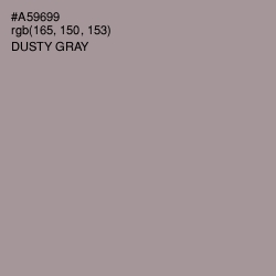 #A59699 - Dusty Gray Color Image