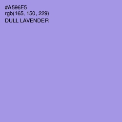 #A596E5 - Dull Lavender Color Image