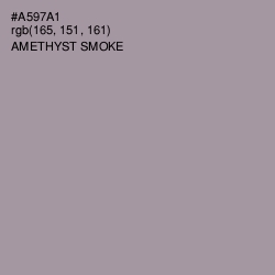 #A597A1 - Amethyst Smoke Color Image