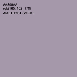 #A598AA - Amethyst Smoke Color Image