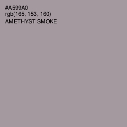 #A599A0 - Amethyst Smoke Color Image