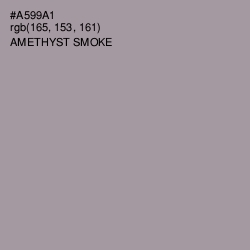 #A599A1 - Amethyst Smoke Color Image