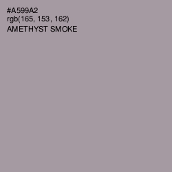 #A599A2 - Amethyst Smoke Color Image