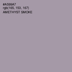 #A599A7 - Amethyst Smoke Color Image