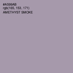 #A599AB - Amethyst Smoke Color Image