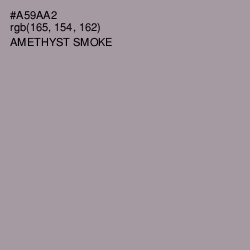 #A59AA2 - Amethyst Smoke Color Image