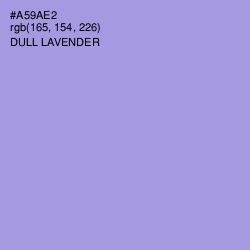 #A59AE2 - Dull Lavender Color Image