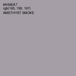 #A59EA7 - Amethyst Smoke Color Image